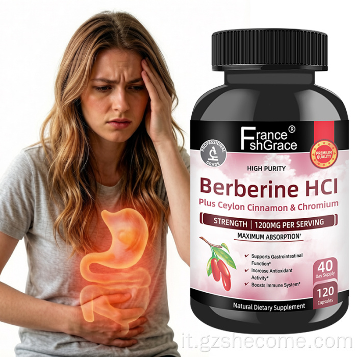 Berberina HCl Capsule Cannella di Ceylon Cromo